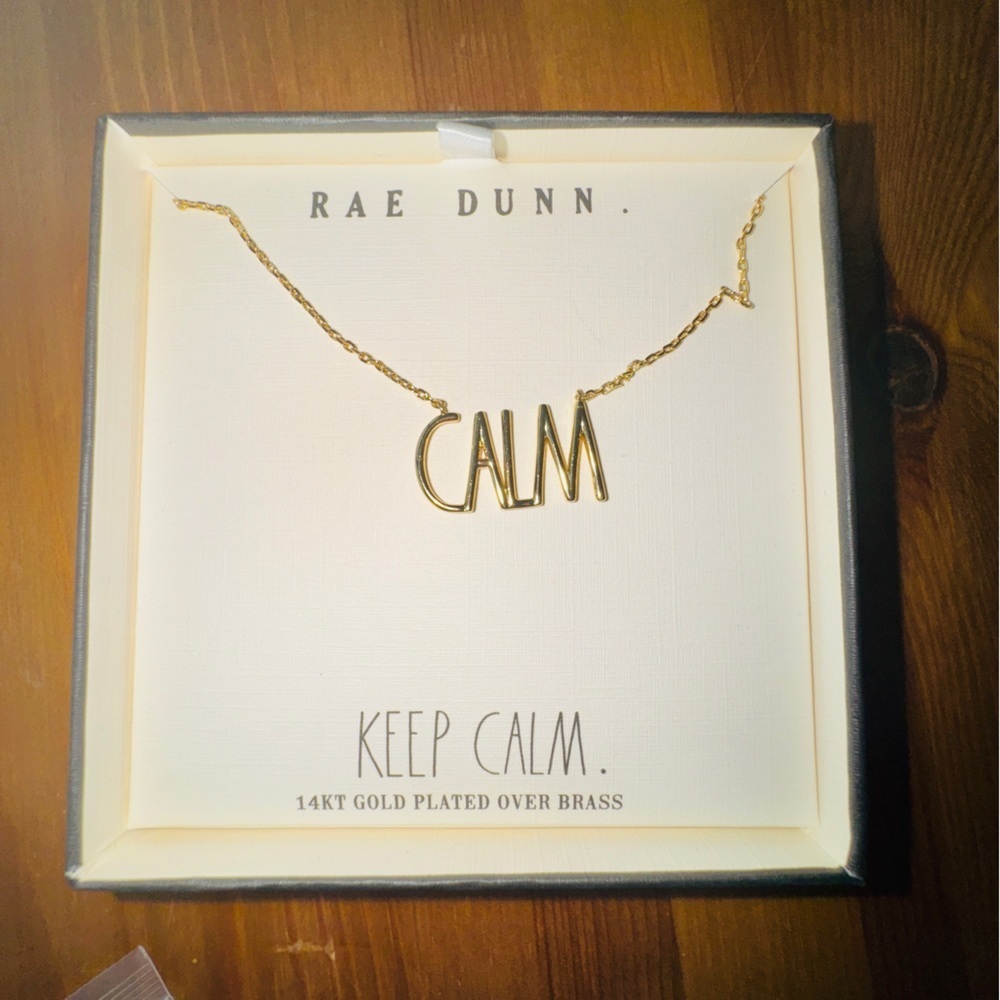 Rae Dunn Calm Necklace 22$